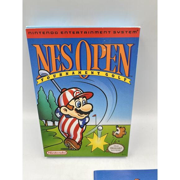 NES Open Tournament Golf Complete in Box CIB (Nintendo, NES 1991) Very Good - Picture 4 of 15